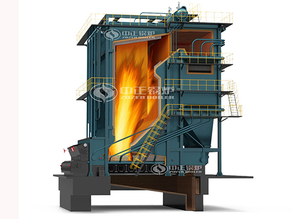 DHL系列生物質(zhì)角管式鏈條爐排熱水鍋爐